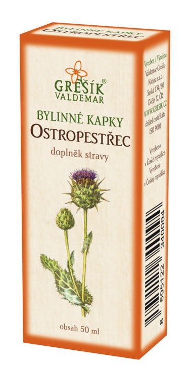 Bylinné kapky Ostropestřec 50 ml Obrázek