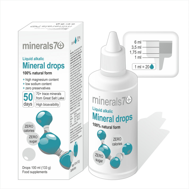 Ovonex s.r.o. Ovonex - LIQUID ALKALIC MINERAL DROPS, 100ml Obrázek