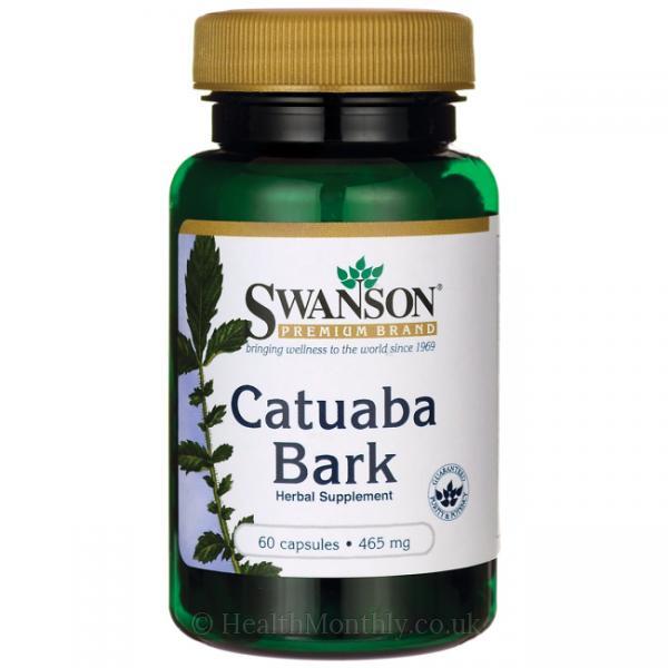 Swanson Catuaba Bark (Katuaba), 465 mg 60 kapslí Obrázek
