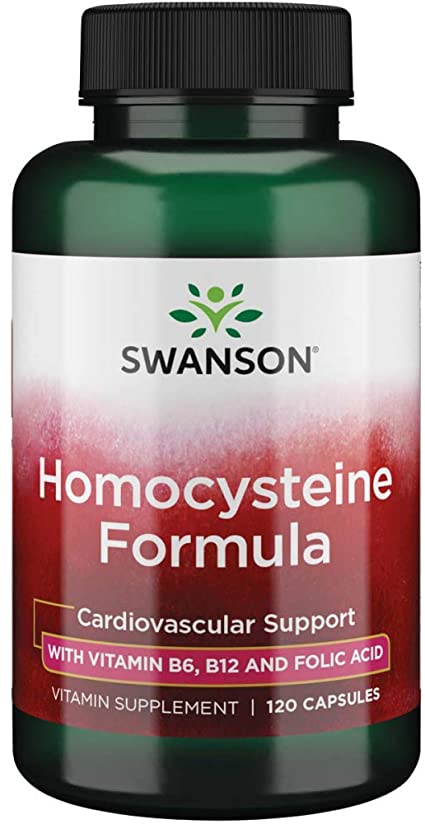 Swanson Homocysteine Formula, 120 kapslí Obrázek