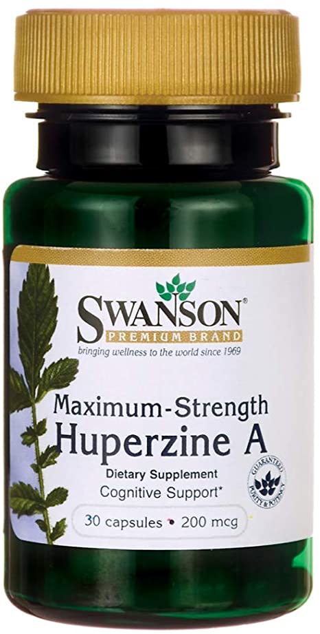 Swanson Huperzine A, 200 mcg, 30 kapslí Obrázek