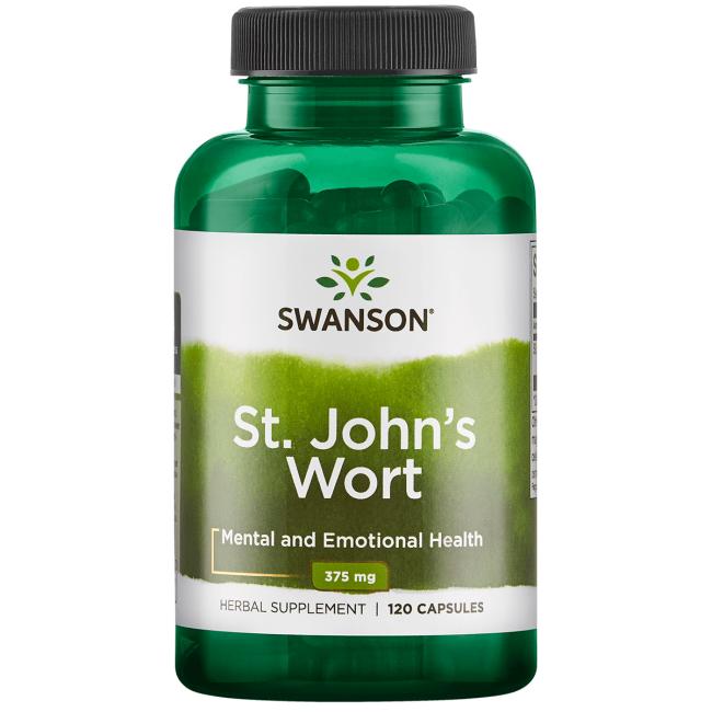 Swanson St. John's Wort (Třezalka tečkovaná), 375 mg, 120 kapslí Obrázek
