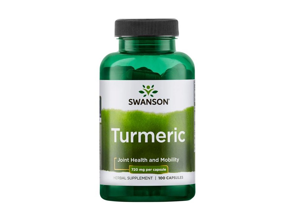 Swanson Turmeric, kurkuma, 720 mg, 100 kapslí Obrázek