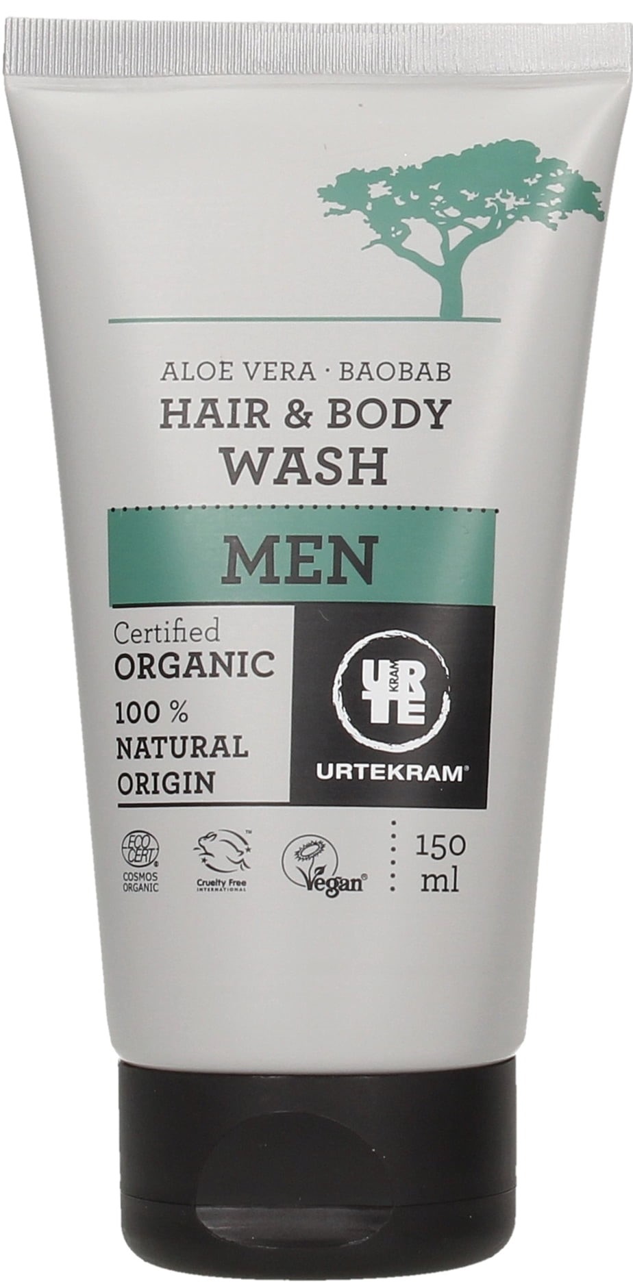 Urtekram Pánský Sprchový gel/šampón BIO 150 ml