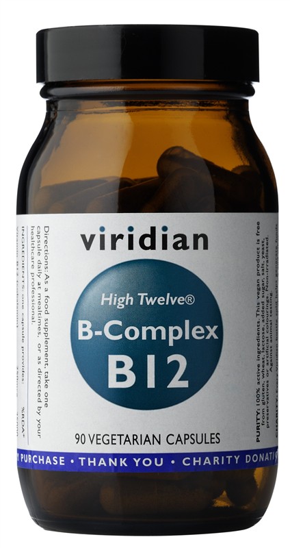 Viridian B-Complex B12 High Twelwe® 90 kapslí Obrázek