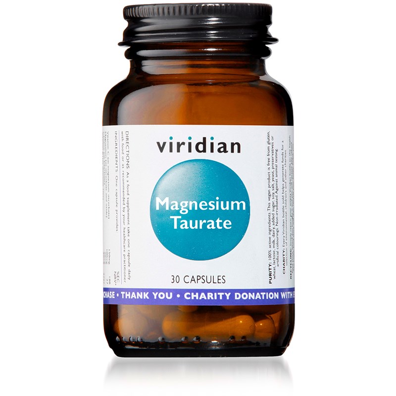 Viridian Magnesium Taurate 90 kapslí Obrázek