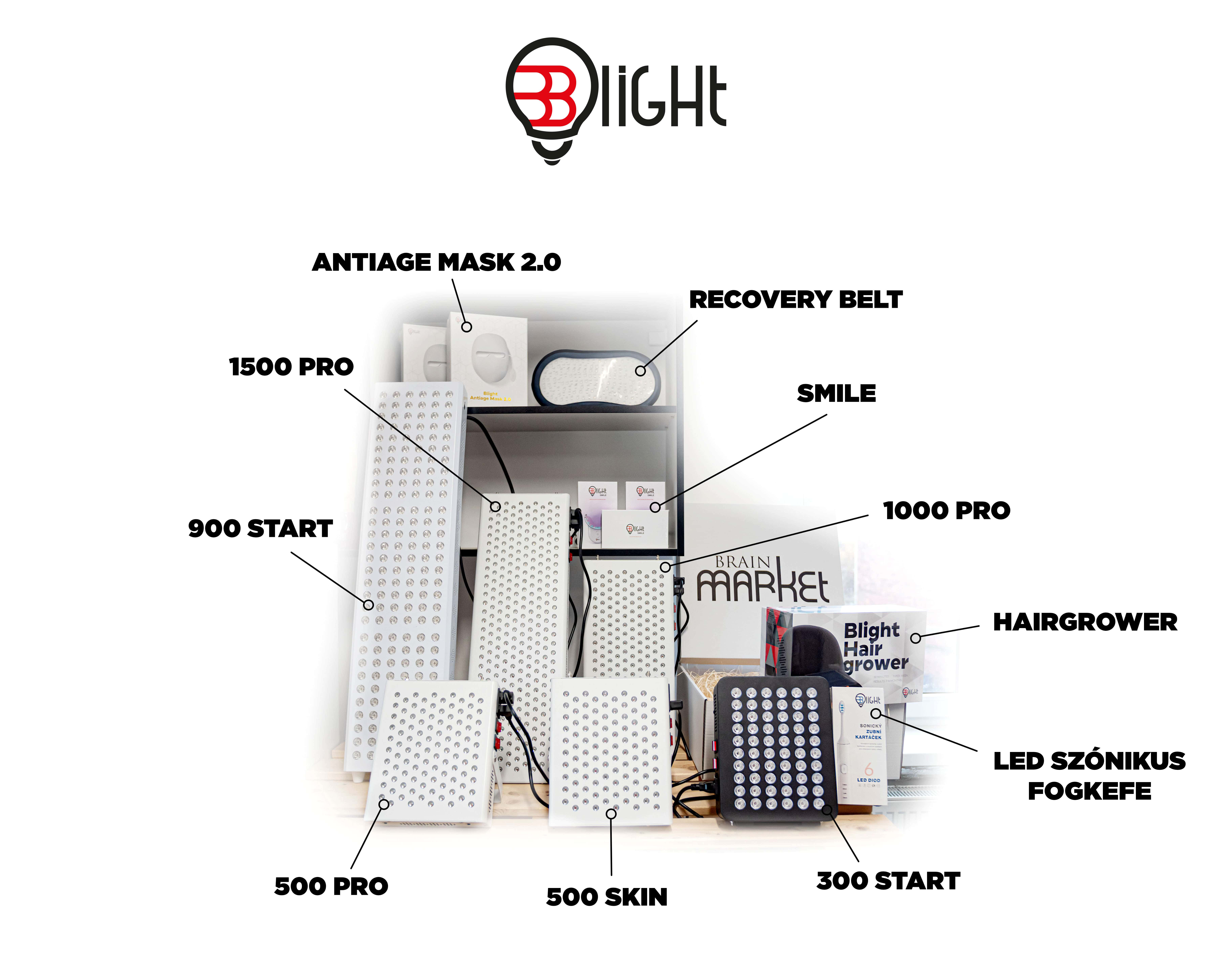 Náhradní sada hlavic pro Blight sonický zubní kartáček, 2x hlavice Obrázek
