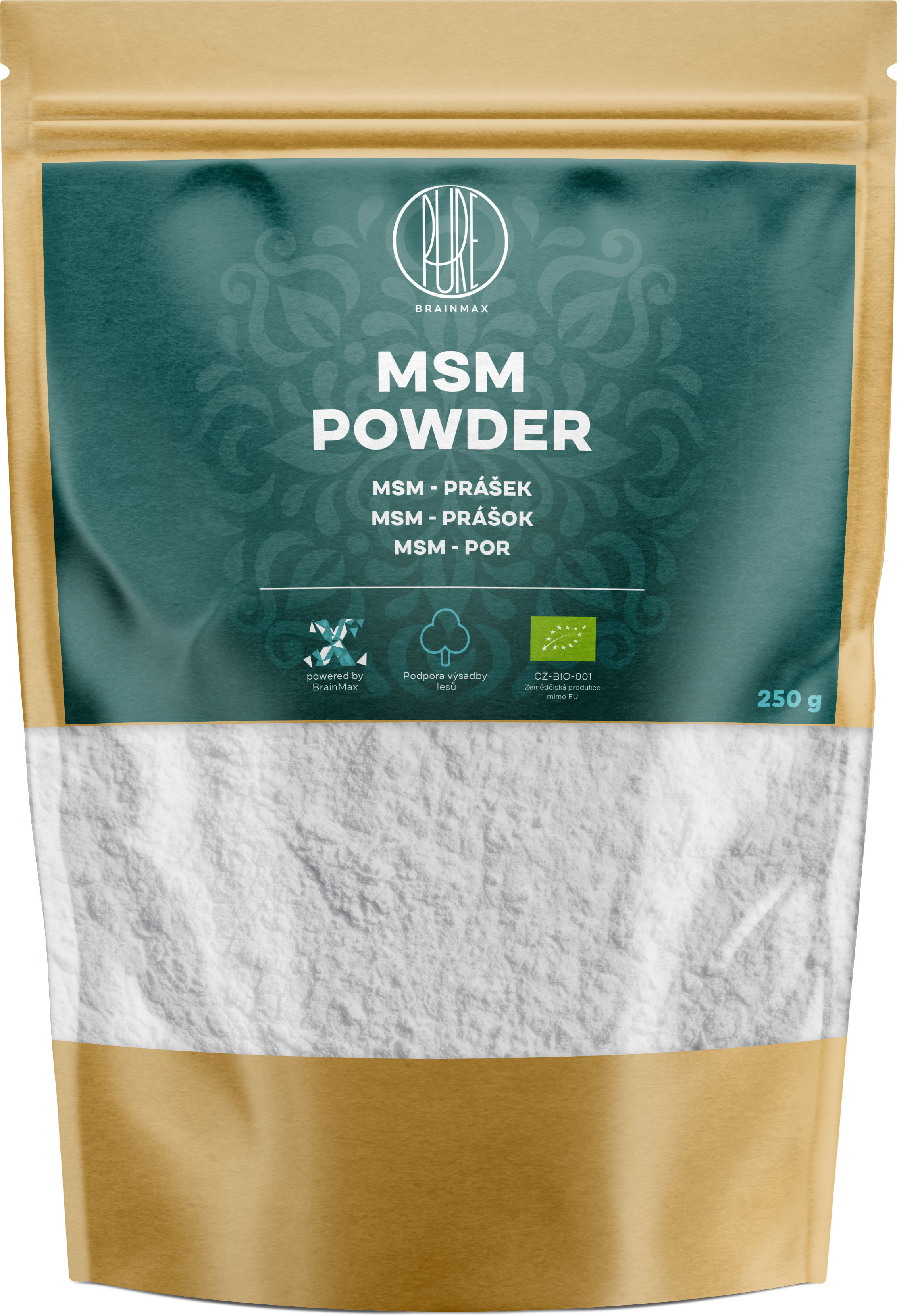BrainMax Pure MSM prášek, 250 g Obrázek