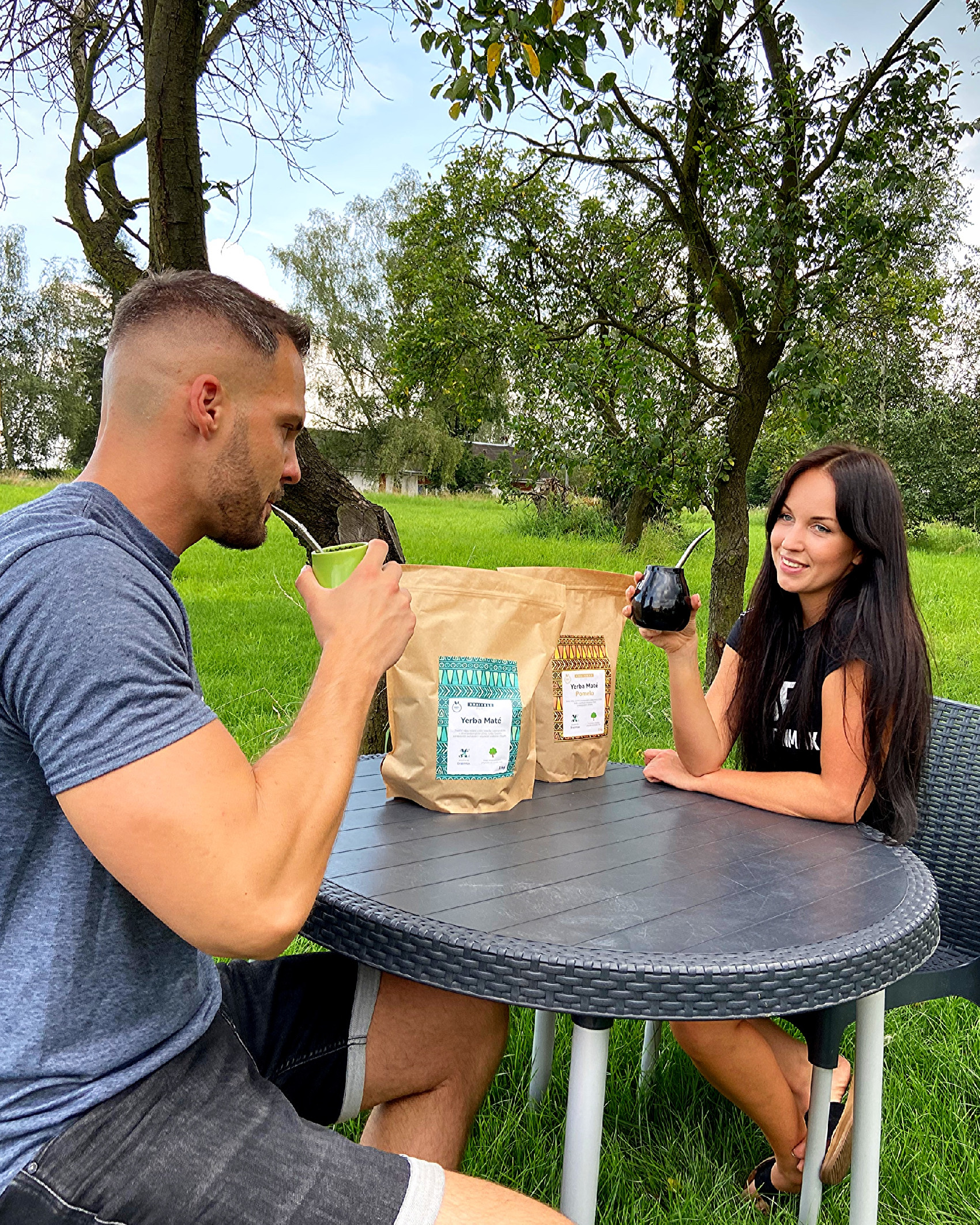 BrainMax Pure Organic Yerba Maté BIO, 1000 g Obrázek