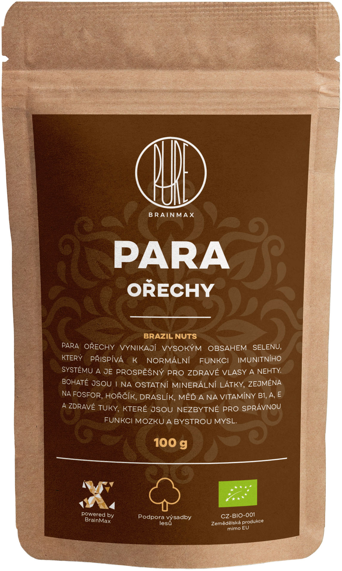 BrainMax Pure Para ořechy BIO, 100g Obrázek