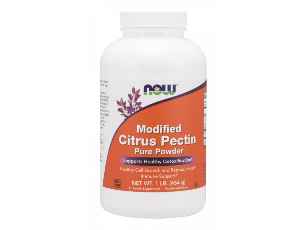 Now® Foods NOW Modified Citrus Pectin Powder, Modifikovaný citrusový pektin prášek, 454 g Obrázek