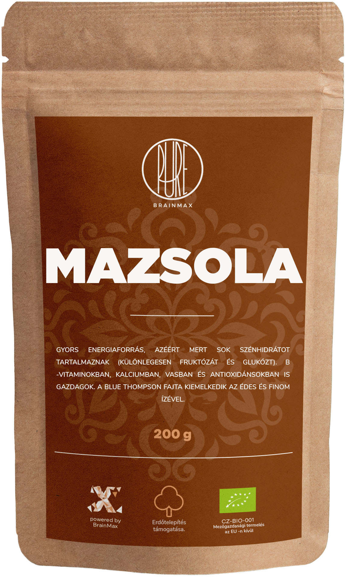 BrainMax Pure Rozinky Blue Thompson BIO, 200g Obrázek