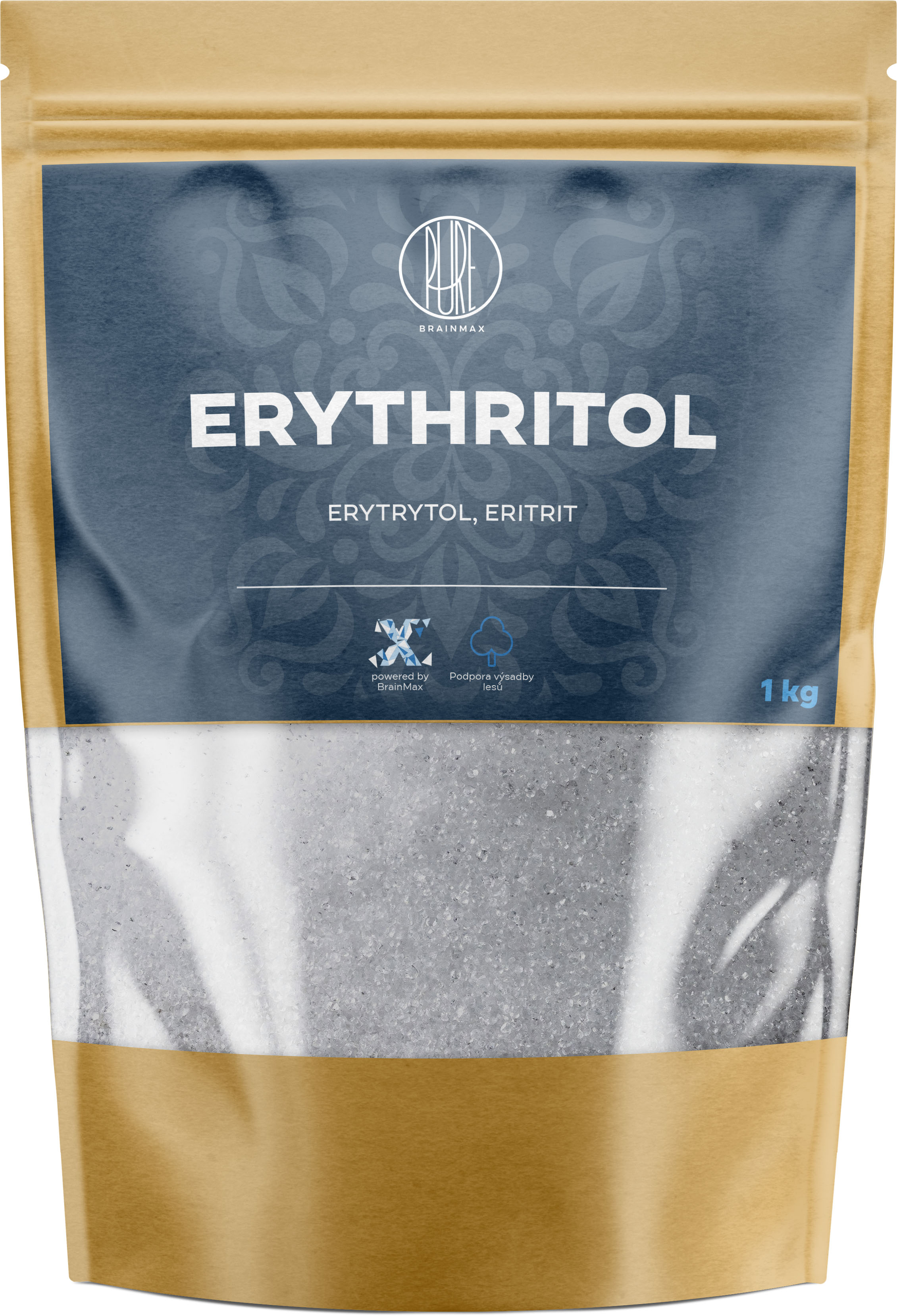 BrainMax Pure Erythritol, 1 kg Obrázek