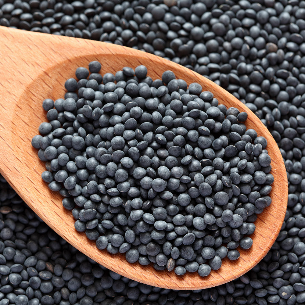 BrainMax Pure Čočka černá Beluga, BIO, 500 g Obrázek