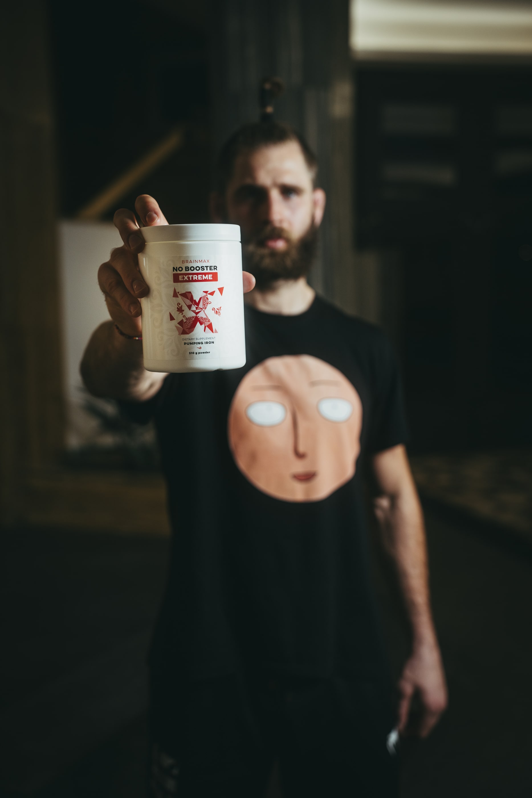 BrainMax NO Booster Extreme, Arginin, Citrulin, Ornitin, 510 g Obrázek