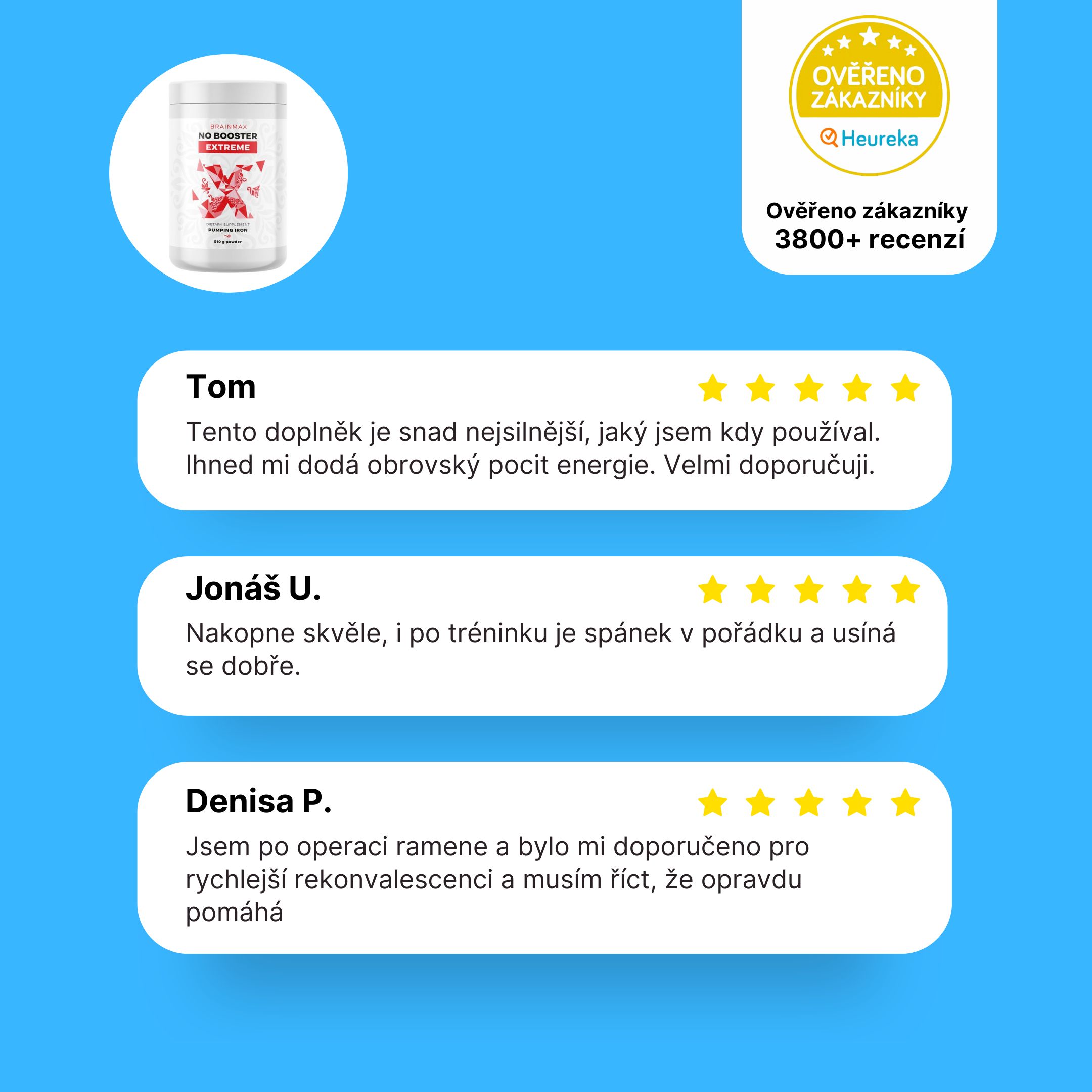 BrainMax NO Booster Extreme, Arginin, Citrulin, Ornitin, 510 g Obrázek