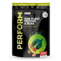 Vivo Life Perform - Raw vegan protein & BCAA, 988 g Příchuť: Jahoda a vanilka Obrázek