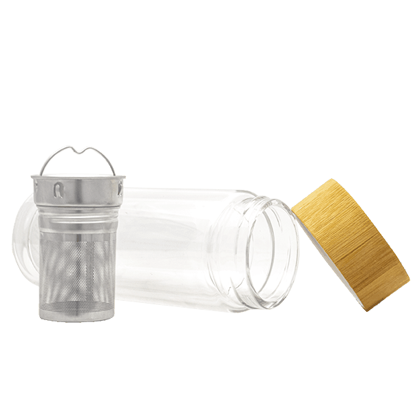Cebador - Mate to Go skleněná termoska se sítkem, 300 ml Kép