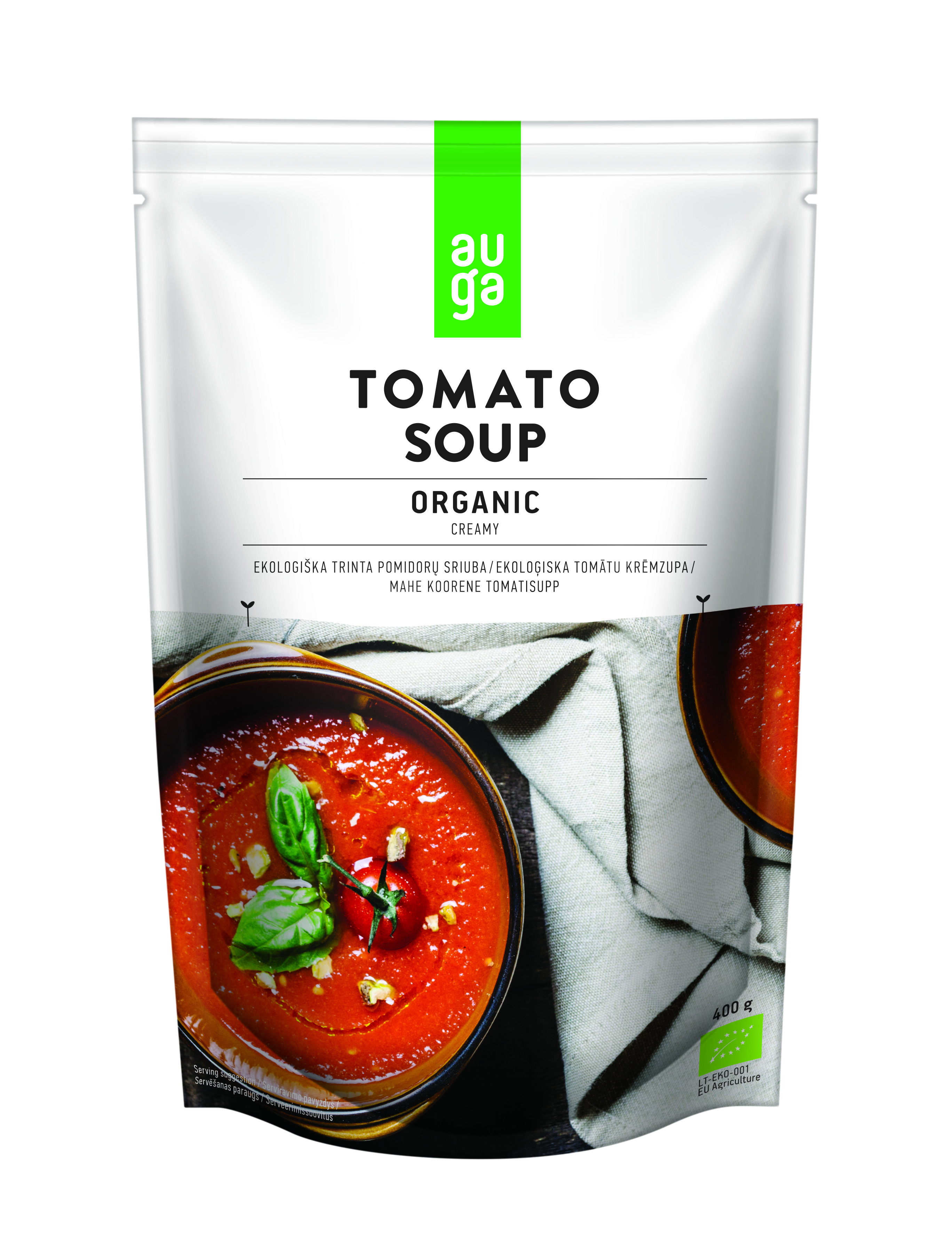 Auga Tomatová polévka krémová BIO 400 g Obrázek