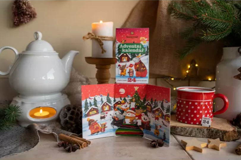 Sonnentor - Adventní kalendář, porcovaný čaj, 37,5 g Obrázek
