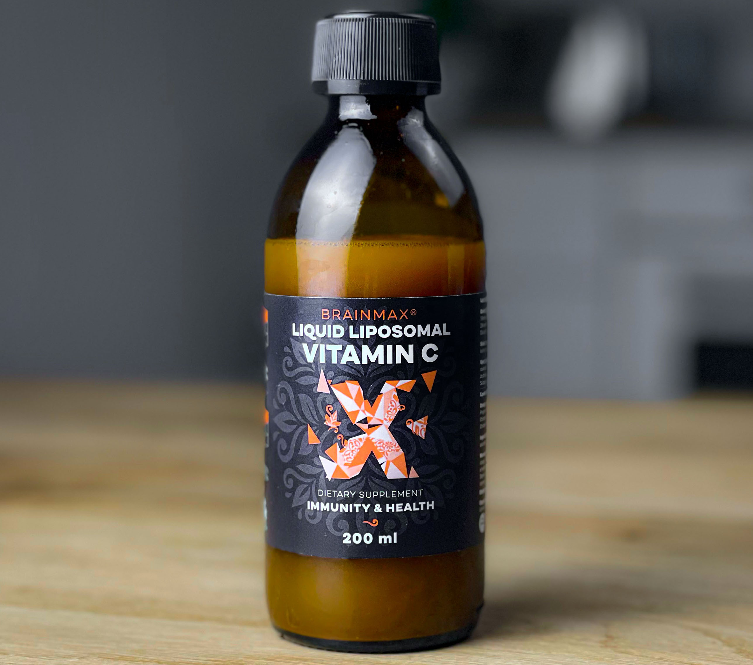 BrainMax Liquid Liposomal Vitamin C, Tekutý Lipozomální Vitamín C, 200 ml Obrázek