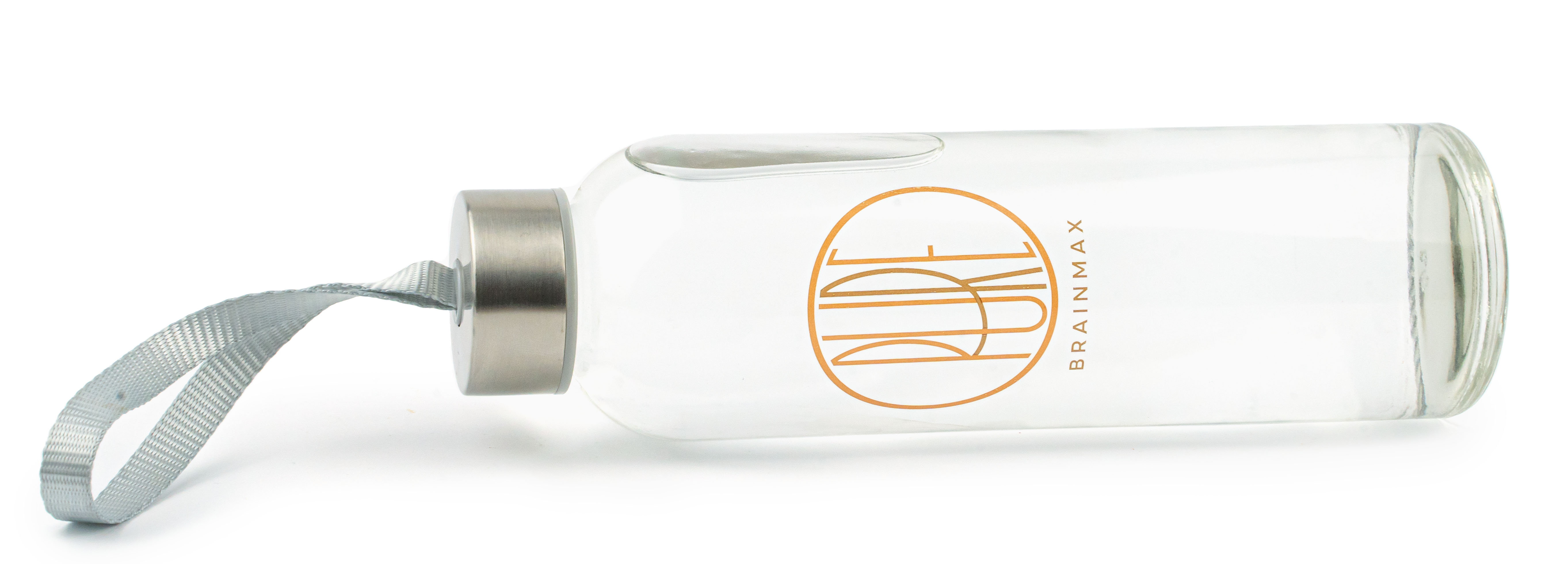 BrainMax Pure Skleněná láhev v termo obalu, 530 ml Obrázek