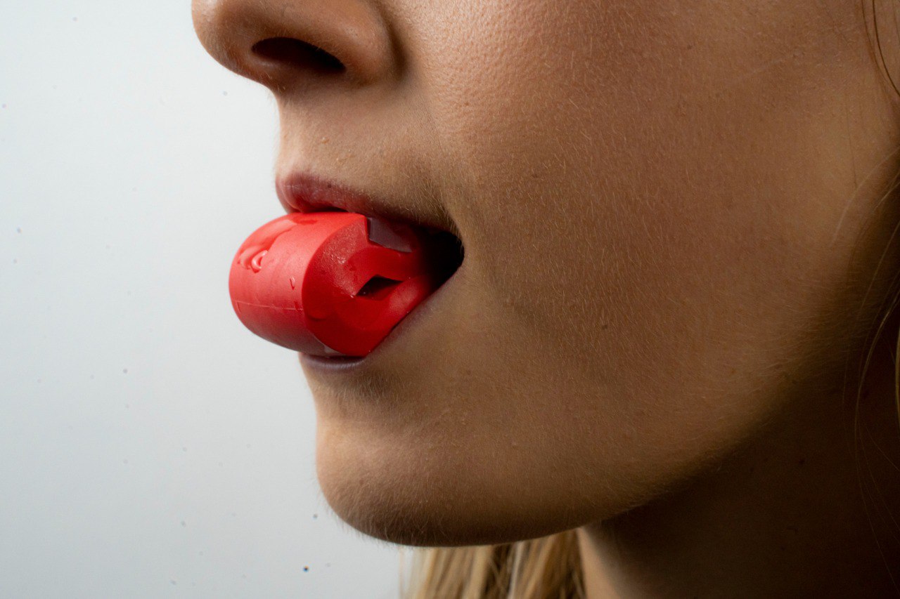 BrainMax Posilovač čelisti Barva: Fialový Obrázek