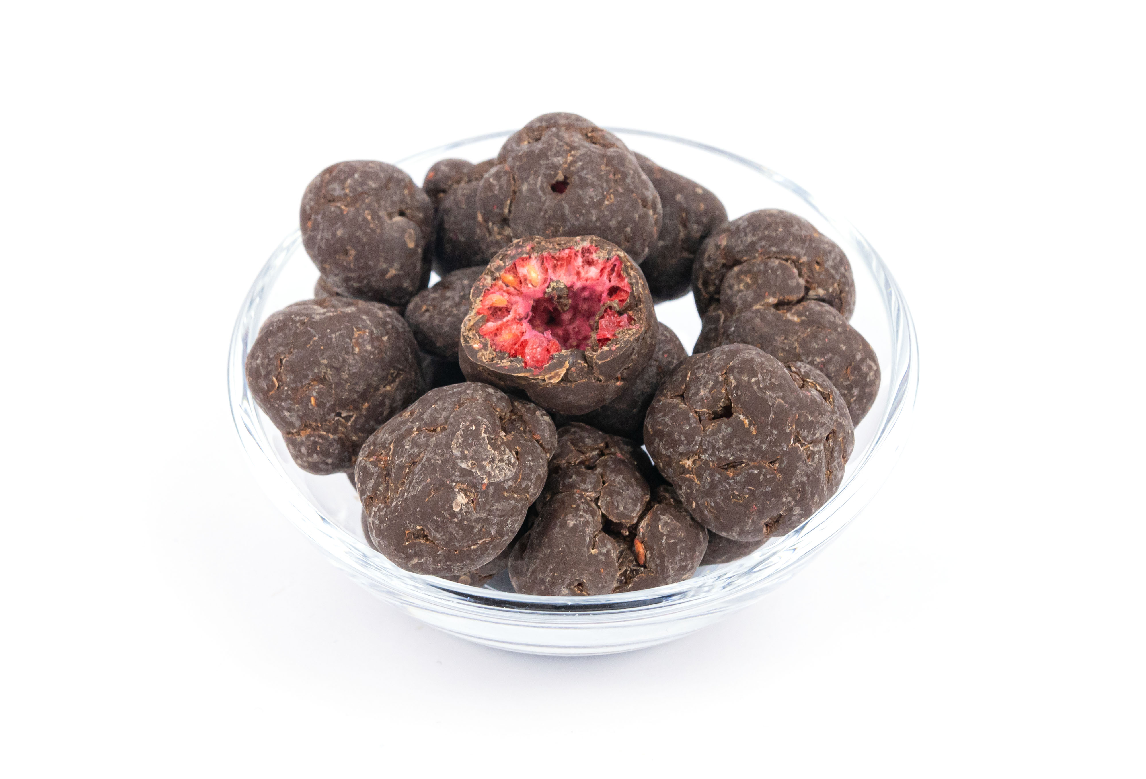 BrainMax Pure Lyofilizované maliny v hořké čokoládě, 185 g Obrázek