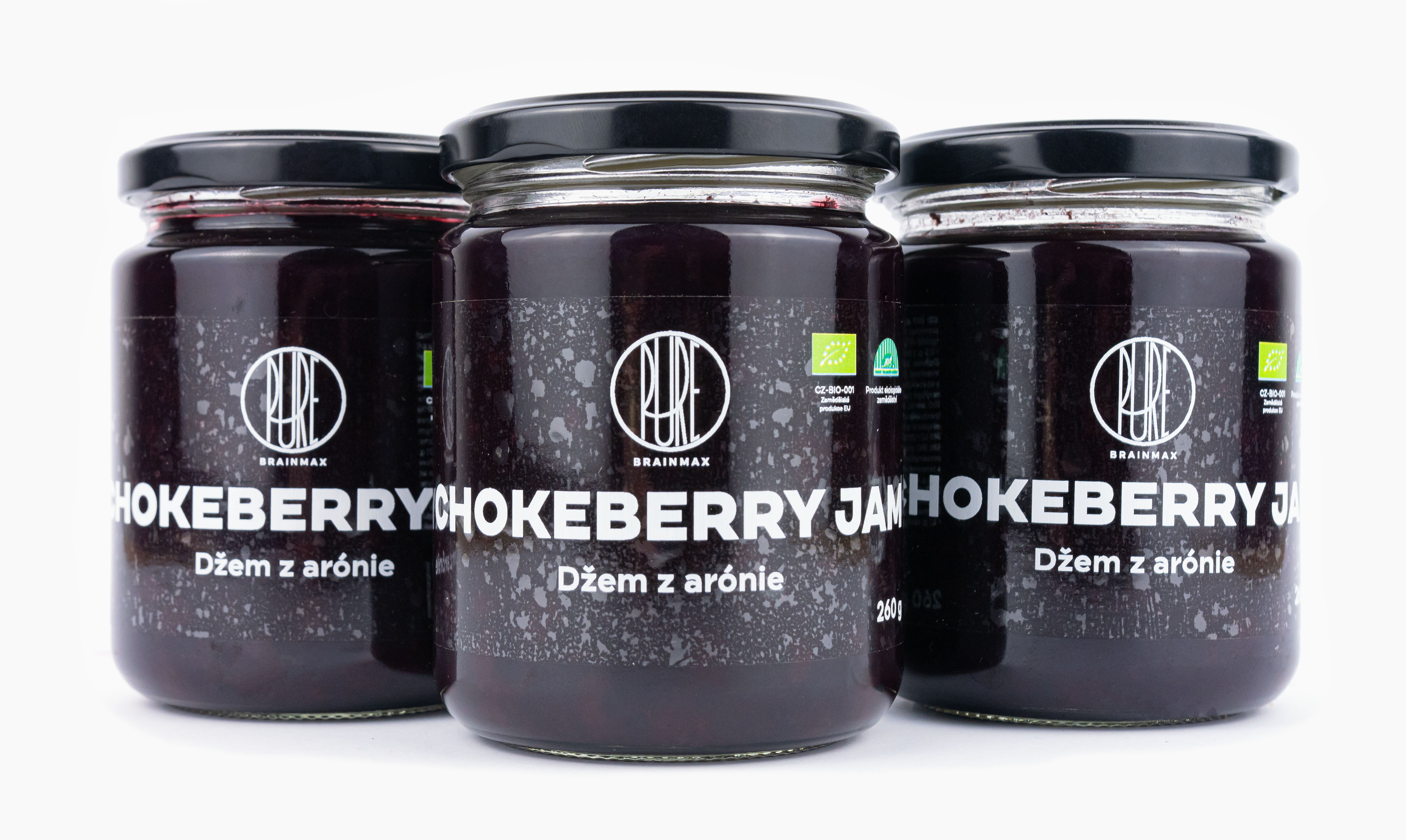 BrainMax Pure Džem Aronie, BIO, 260g Obrázek