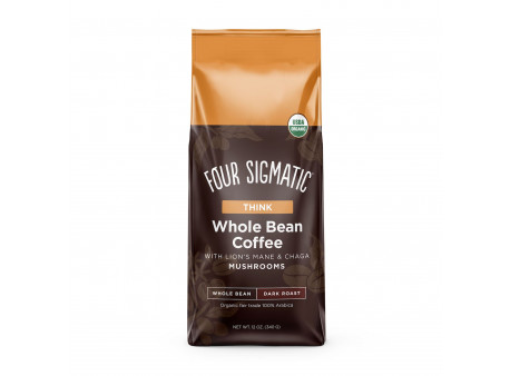 Four Sigmatic Lion's Mane Mushroom Whole Bean Coffee Mix, 340 g Obrázek