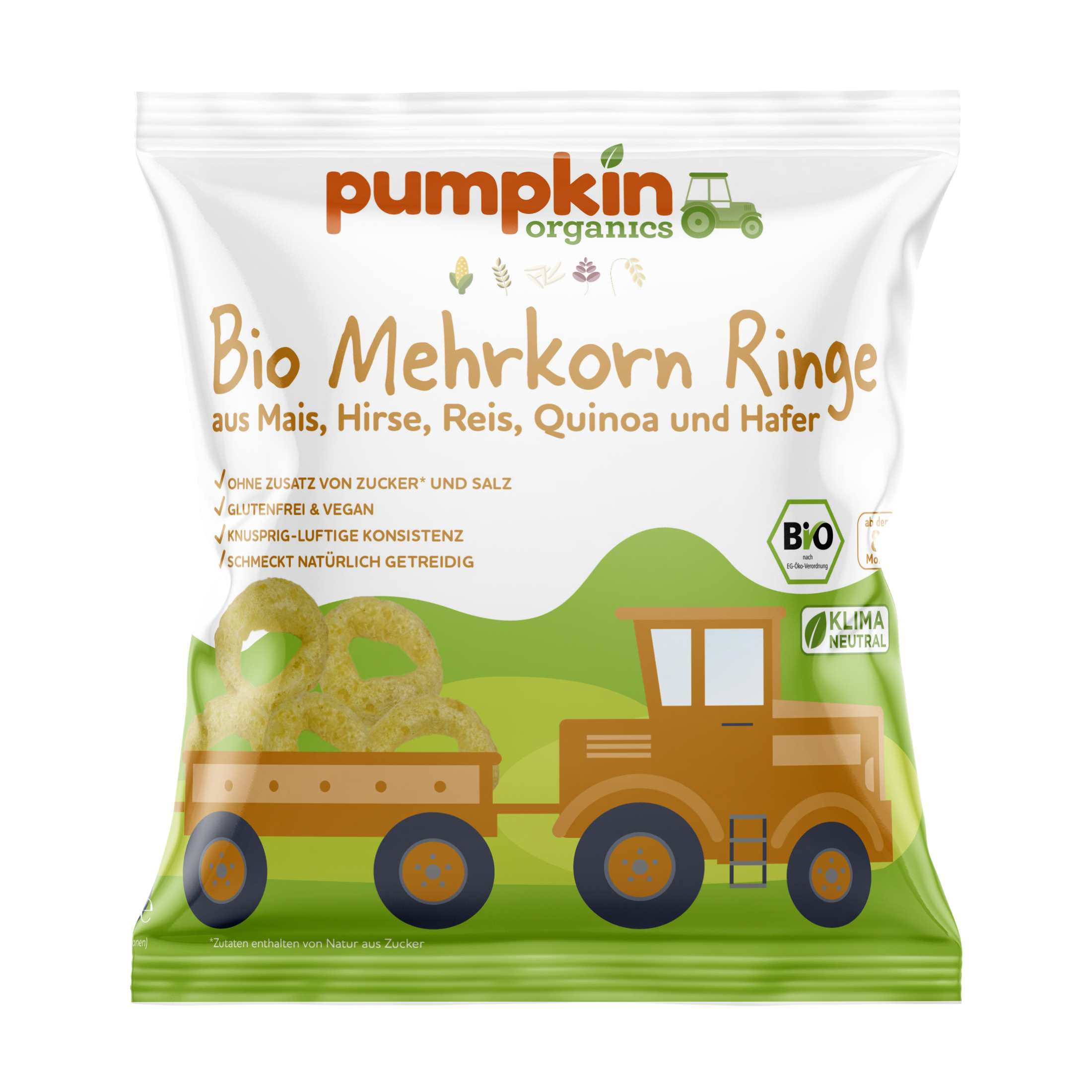 Pumpkin Organics - Vícezrnné kroužky BIO, 20 g Obrázek
