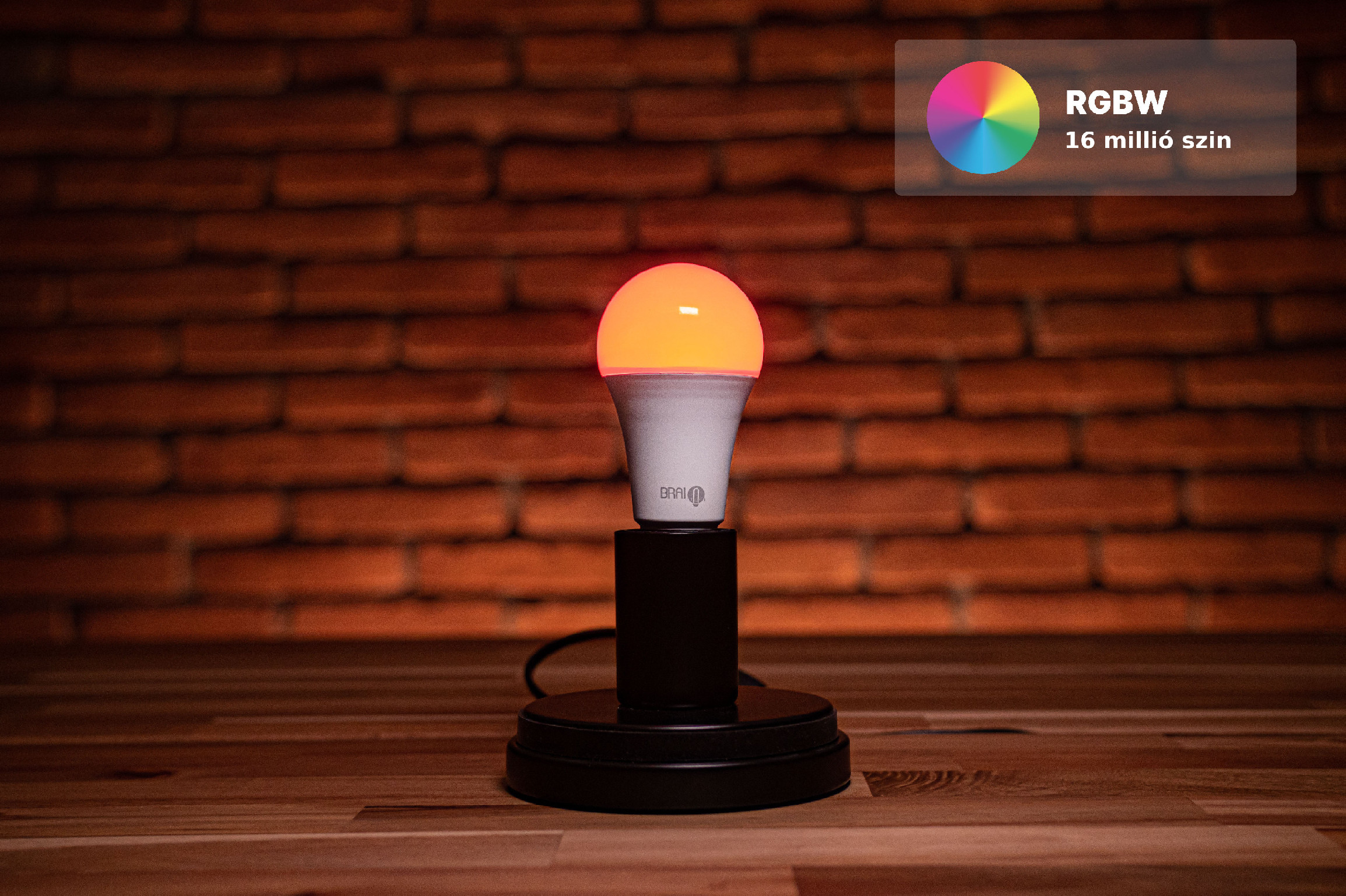 Chytrá žárovka BrainLight LED, závit E27, 8,5W, s ovladačem, stmívatelná Obrázek