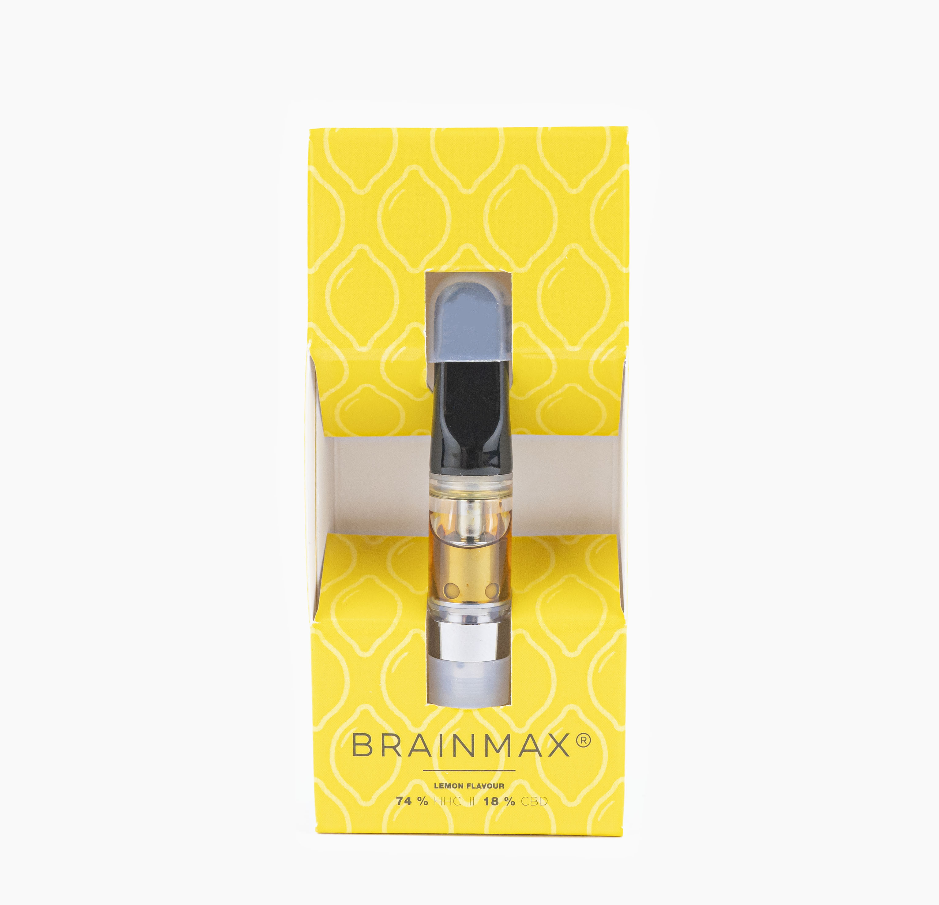 BrainMax Fresh Lemon HáHaCé, náplň do CéBéDé Pen Vaporizéru, 0,5 ml, 74% HáHáCé, 18% CéBéDé Obrázek