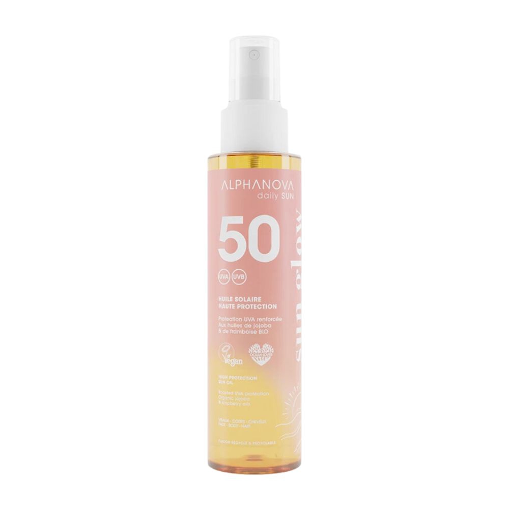 Alphanova - opalovací olej UVA Boost SPF 50, 125 ml, BIO Obrázek