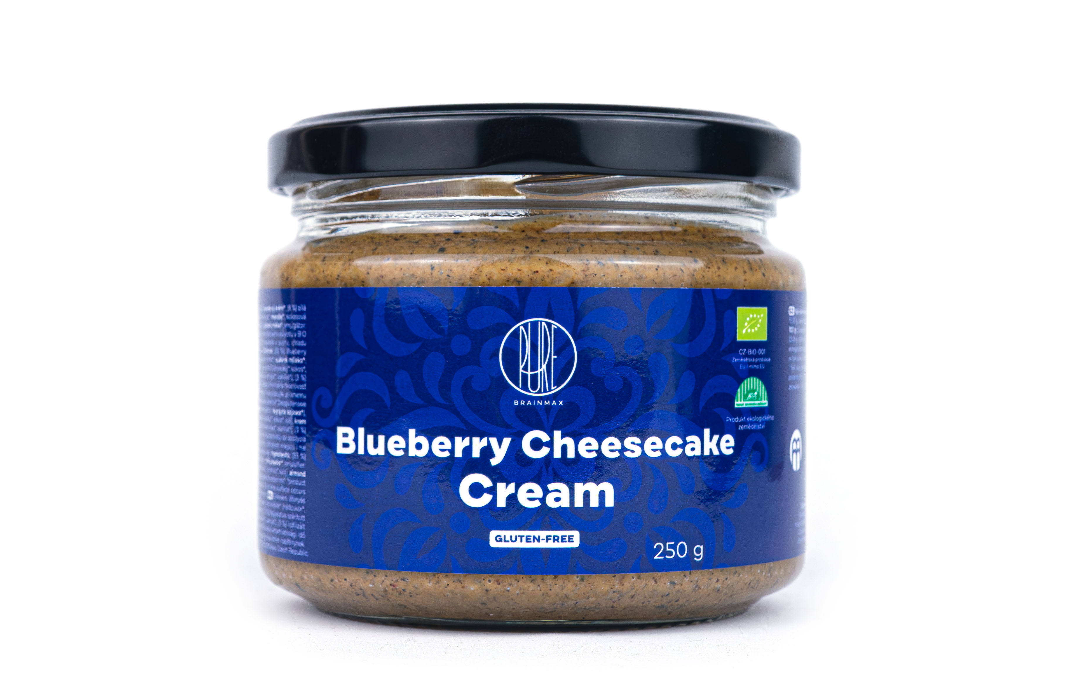 BrainMax Pure Blueberry Cheesecake Cream, BIO, 250 g Obrázek