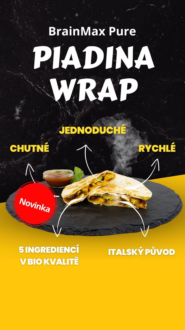 BrainMax Pure Piadina Wrap BIO, 4 ks Obrázek