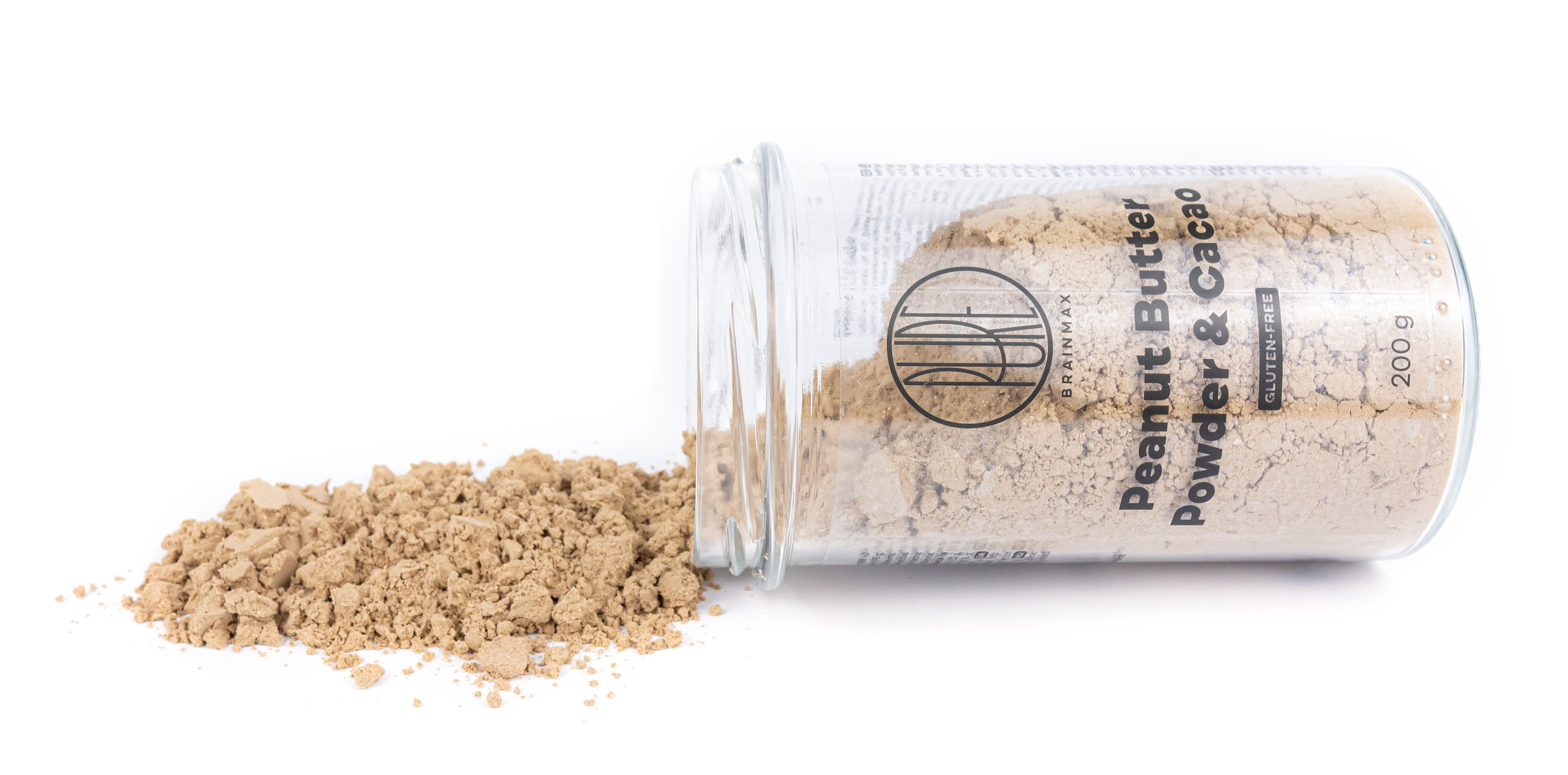 BrainMax Pure Arašídové máslo v prášku, Kakao, 200 g Obrázek