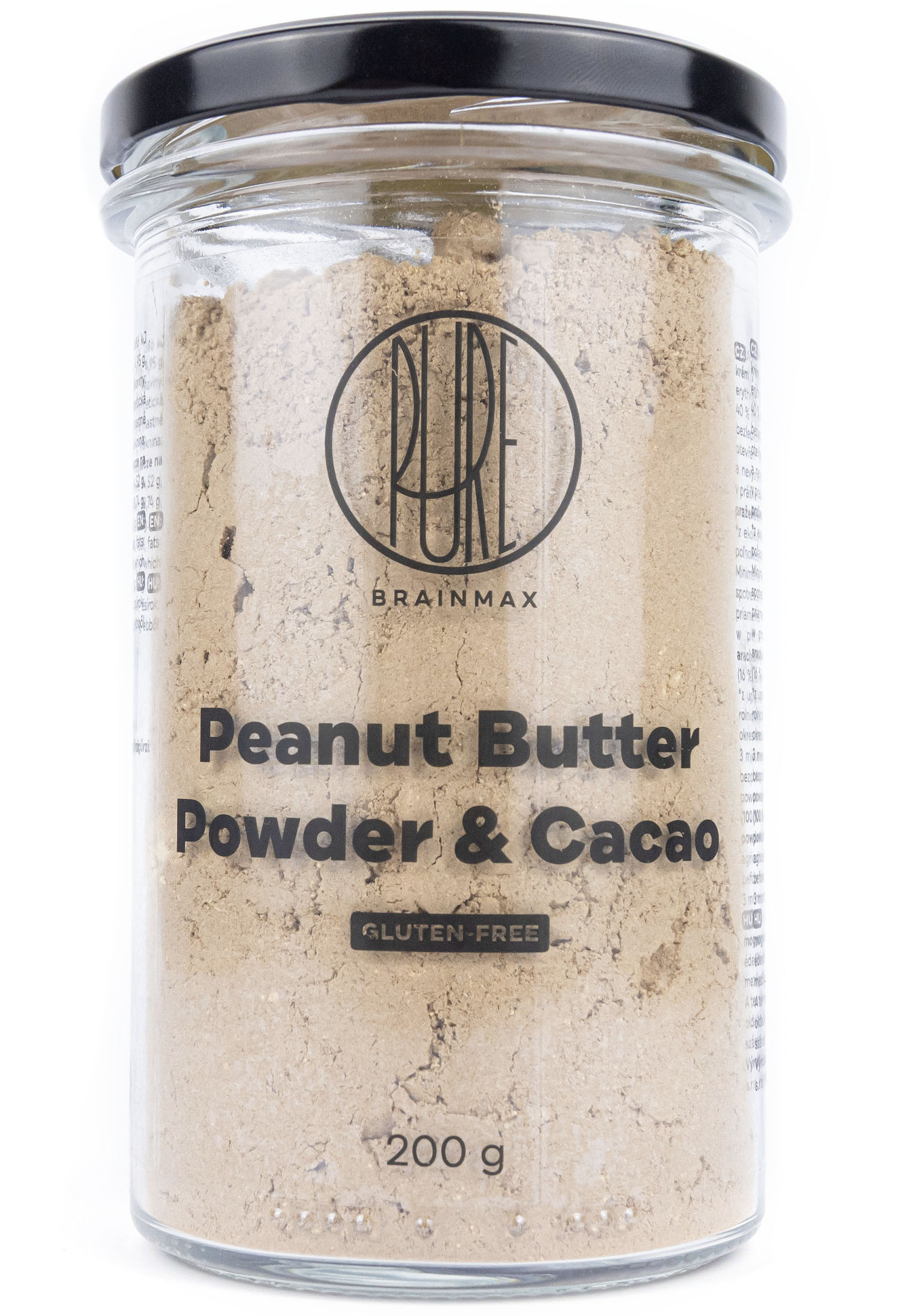 BrainMax Pure Arašídové máslo v prášku, Kakao, 200 g Obrázek