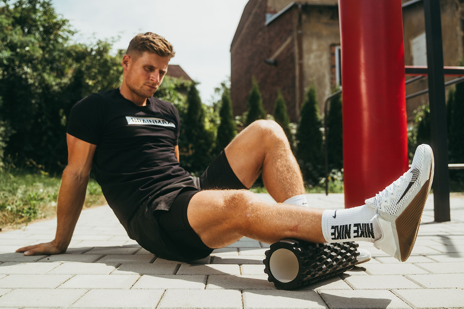 TrainMax masážní válec, roller Barva: Modrá Obrázek