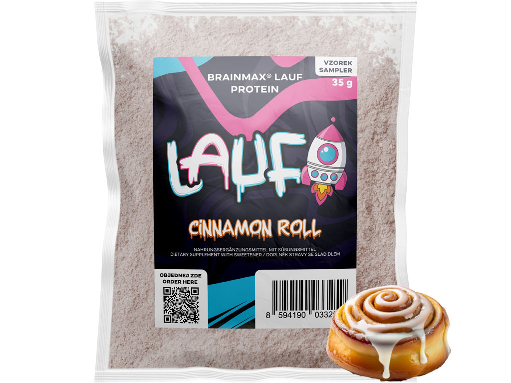 BrainMax LAUF Protein, nativní syrovátkový protein, 35 g Příchuť: Vanilka Obrázek