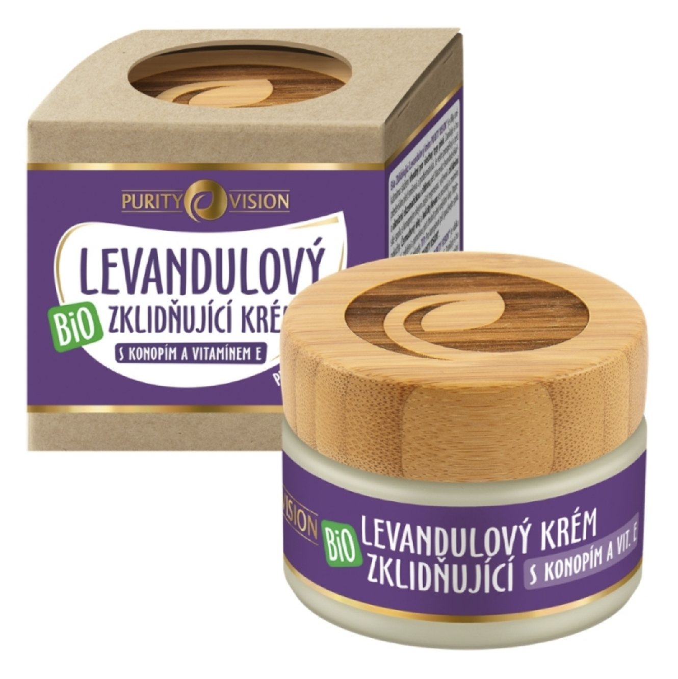 Purity Vision Zklidňující levandulový krém BIO 40 ml Obrázek