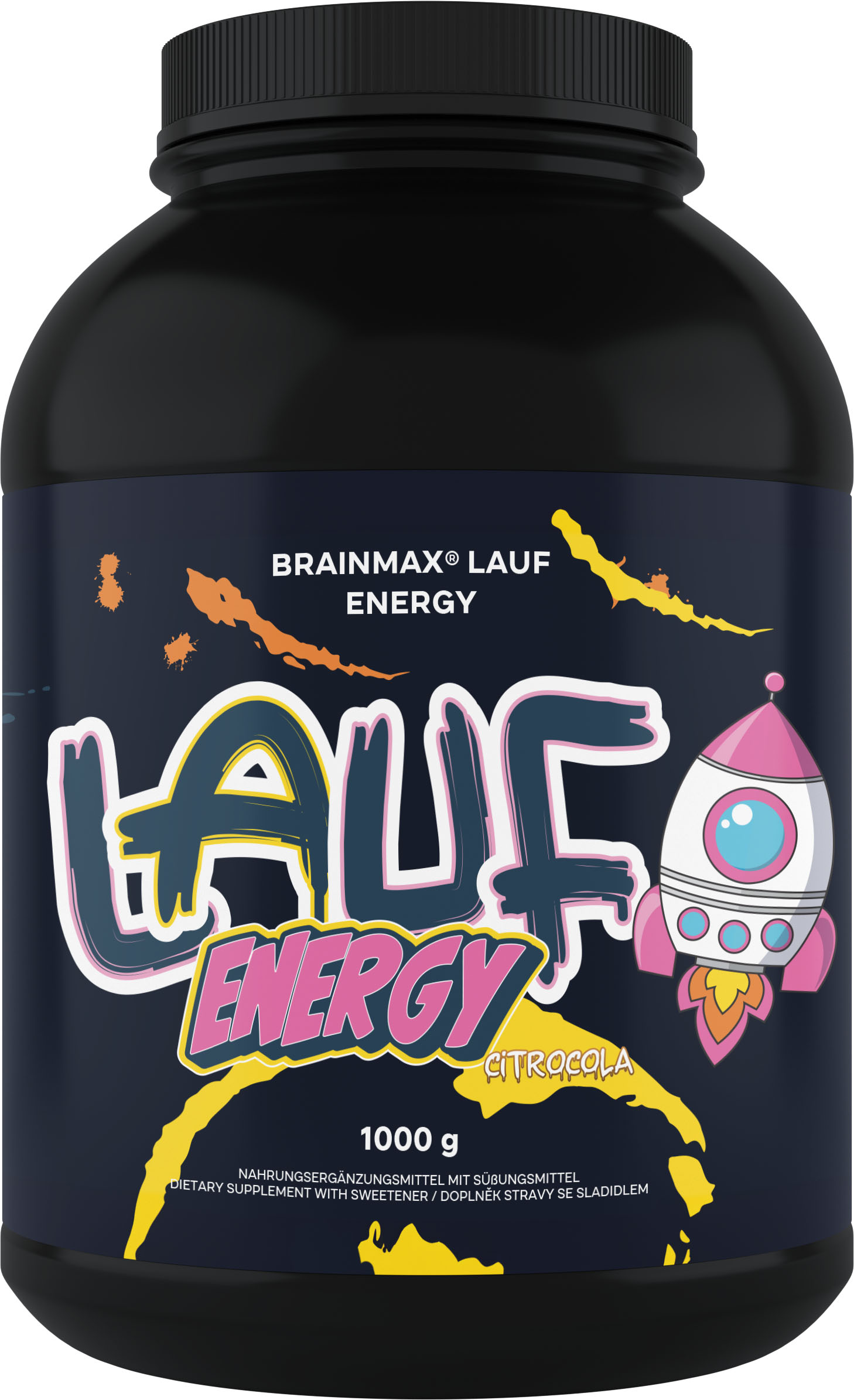 BrainMax LAUF Energy, Citrokola, 1000 g Obrázek