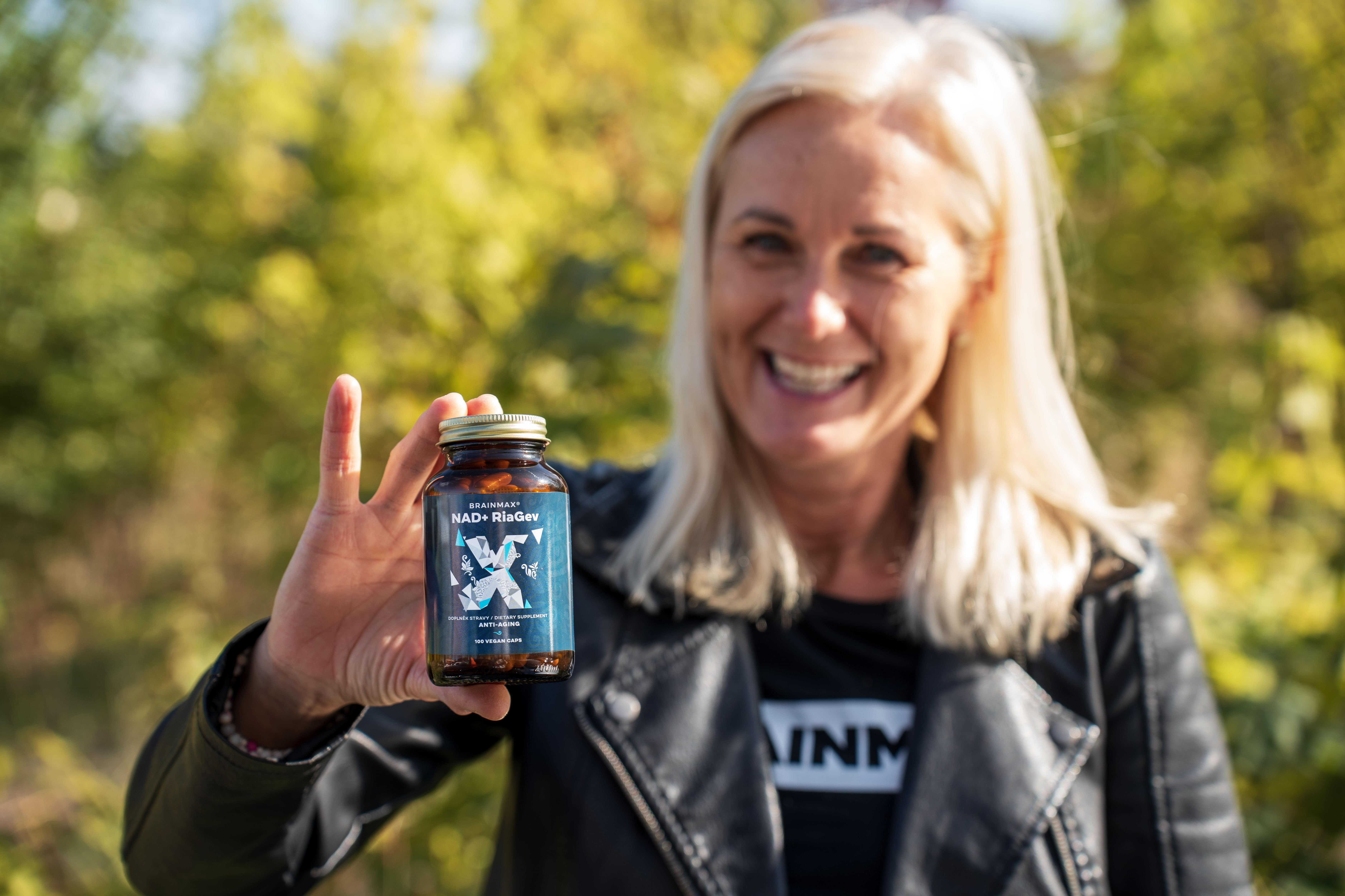 BrainMax NAD+ RiaGev®, 750 mg, 100 rostlinných kapslí Obrázek