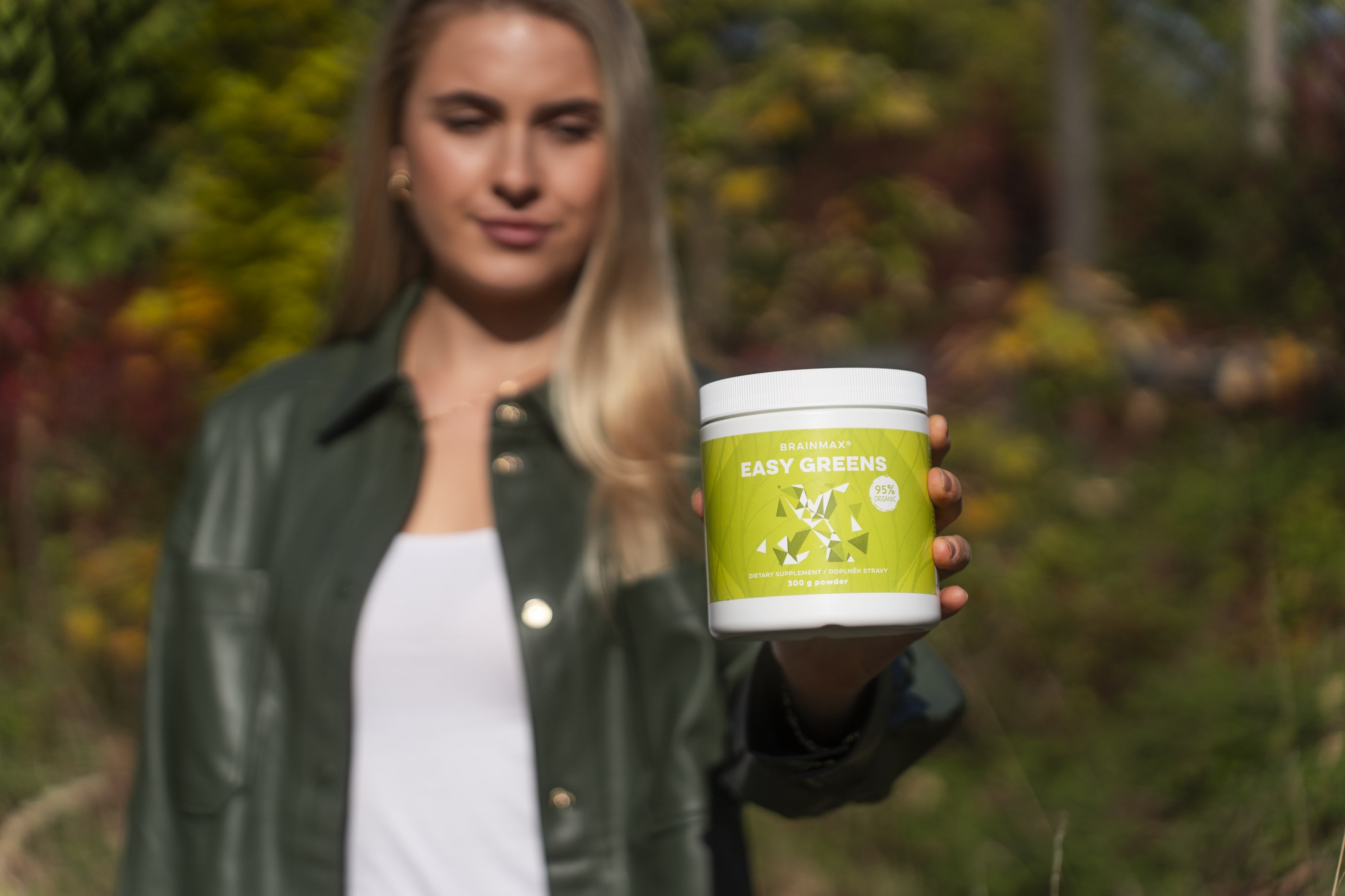 BrainMax Easy Greens, Limetka, 300 g Obrázek