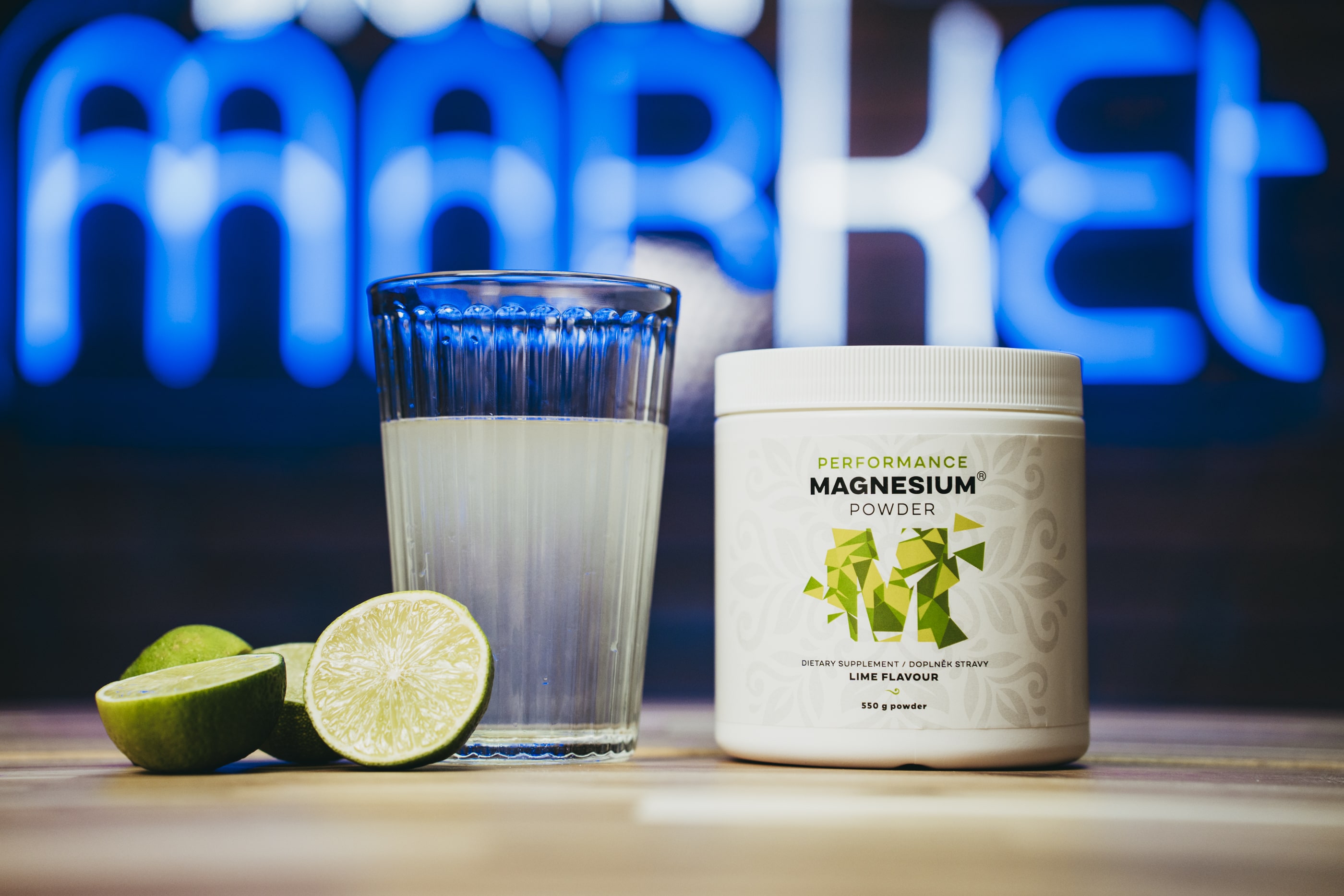 BrainMax Performance Magnesium® Powder, hořčík bisglycinát v prášku, 90 dávek, 550 g Příchuť: Pomeranč Obrázek