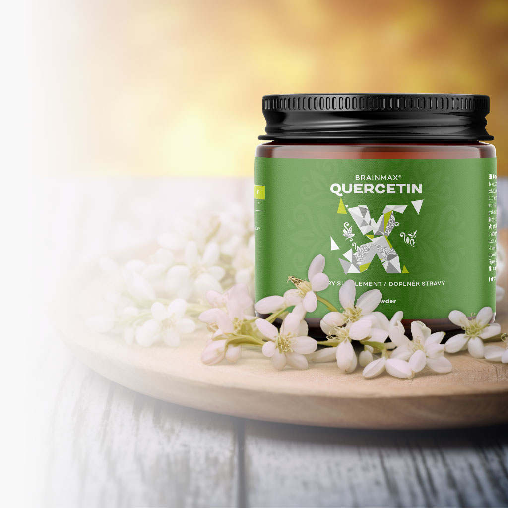 BrainMax Quercetin powder, kvercetin prášek, 20 g Obrázek