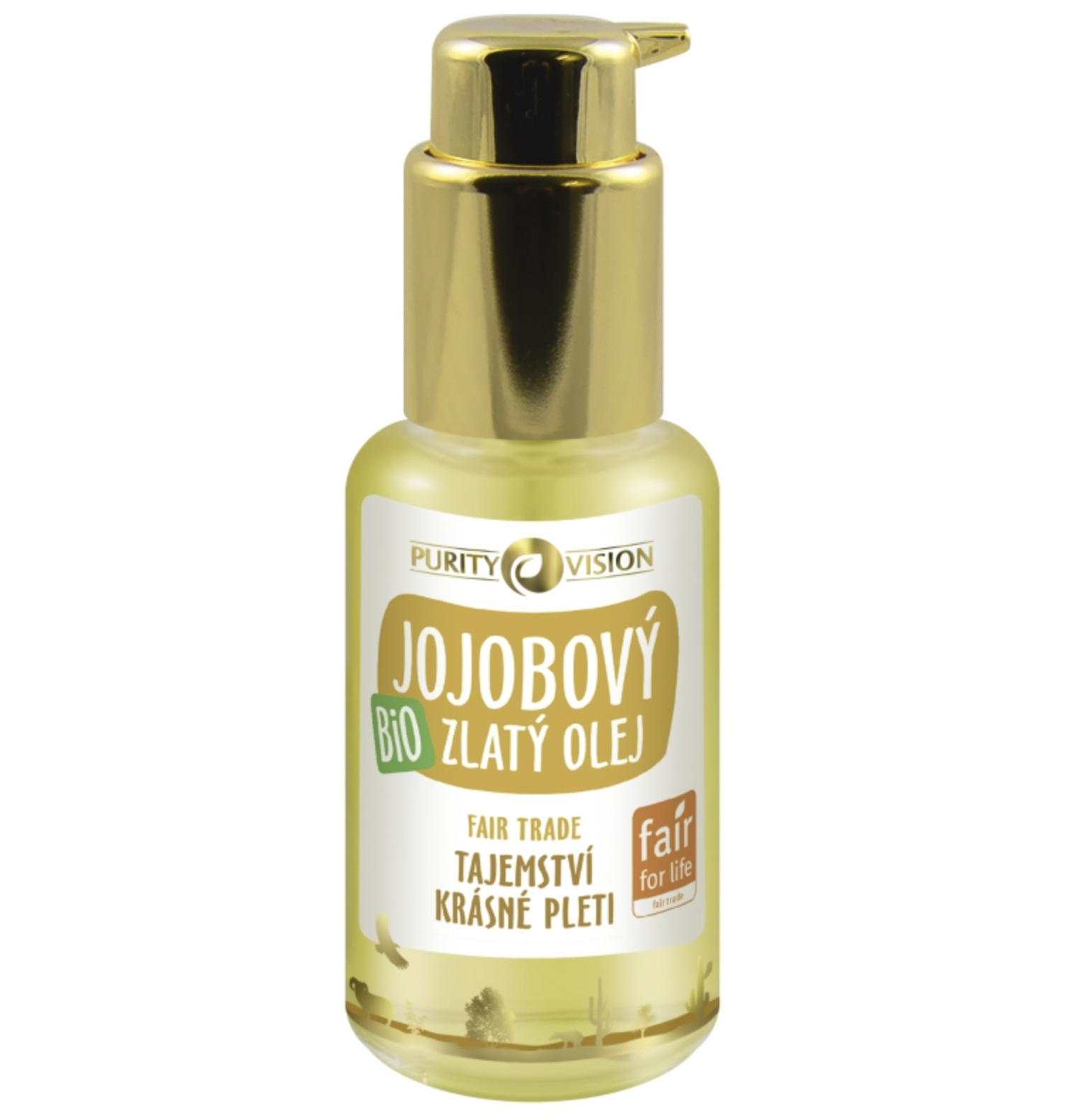 Purity Vision - Zlatý jojobový olej - Fair Trade BIO, 45 ml Obrázek