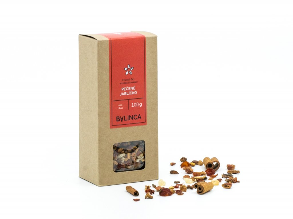 Bylinca - Ovocný čaj: Pečené jablíčko, 100 g Obrázek