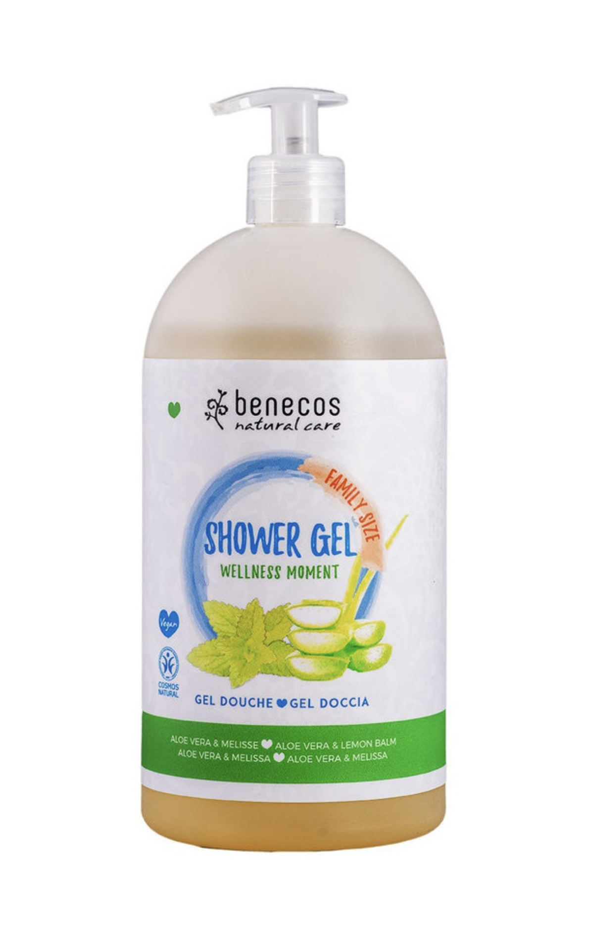 Benecos - Sprchový gel rodinný Wellness Moment BIO, 950 ml Obrázek