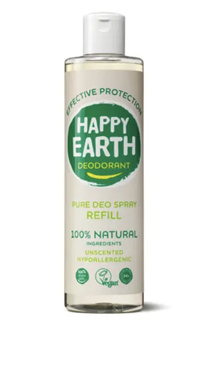 Happy Earth - Deodorant neparfemovaný, náhradní náplň, 300 ml